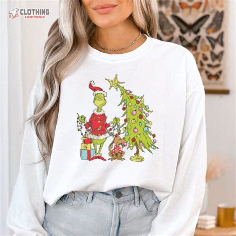 Grinch Christmas Tree Sweatshirt, Grinch Christmas Shirt, Grinchmas ...