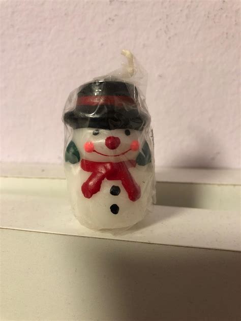 Süße Kleine Schneemann Kerze ⛄️ In 9173 Sankt Margareten Im Rosental