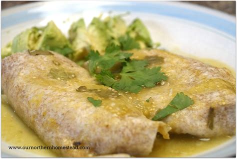 Turkey Enchiladas With Salsa Verde