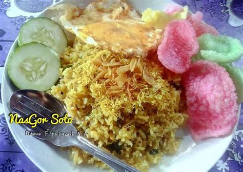 Resep Nasgor Soto Ala Dapur Fitri Oleh Dapur Fitri Cookpad