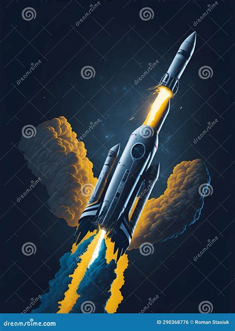 The Journey of a Rocket Launch As it Defies Gravity and Soars into ...