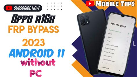 Oppo A16k Frp Bypass Oppo A16k Cph2349 Frp Bypass 2023 Android 11