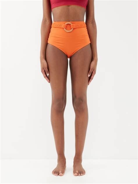 Johanna Ortiz Tangelo Cumbi Reversible Belted Bikini Briefs ShopStyle