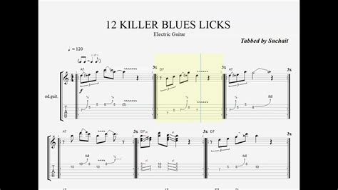 Blues Exercises 12 Killer Blues Licks Youtube