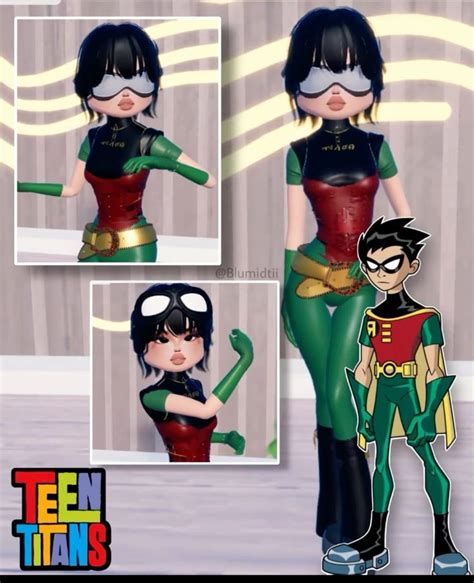 Robin Teen Titans In 2024 Dress To Impress Aesthetic Roblox Royale