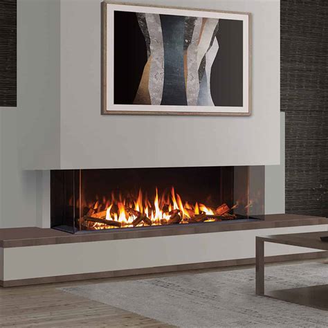 LINEAFIRE UK Gas Fire 3 Sides 200