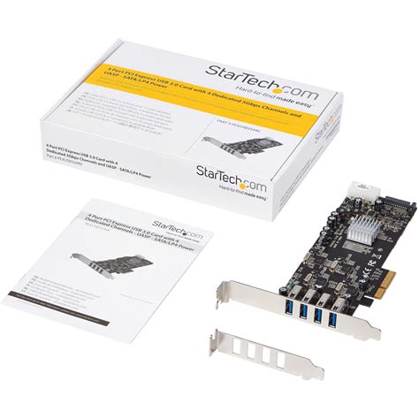 Startech Port Pci Express Pcie Superspeed Usb Card Adapter