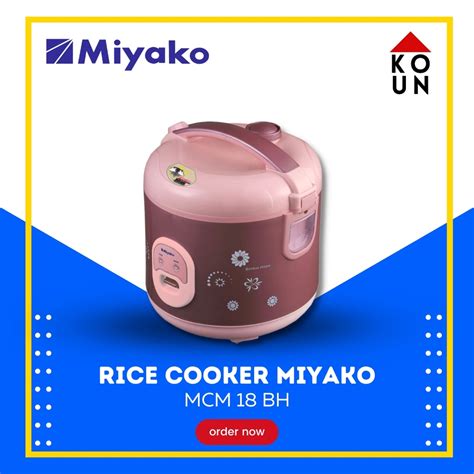 Jual MAGIC RICE COOKER MIYAKO MCM18BH MCM 18 BH MCM 18BH