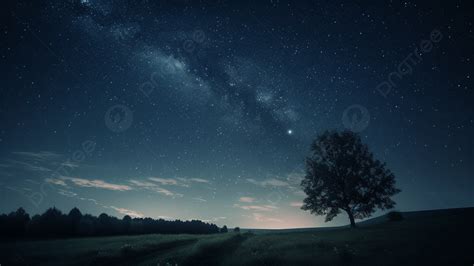 Fundo Do C U Estrelado Natural Da Noite C U Estrelado Natureza