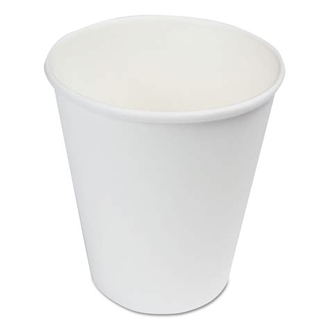 Boardwalk BWKWHT HCUP Paper Hot Cups Oz White Carton BWKWHT HCUP