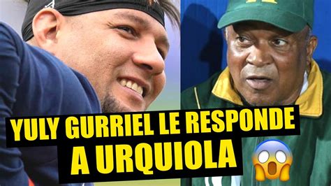 YULY GURRIEL Le Responde A ALFONSO URQUIOLA Sin Pelos En La Lengua