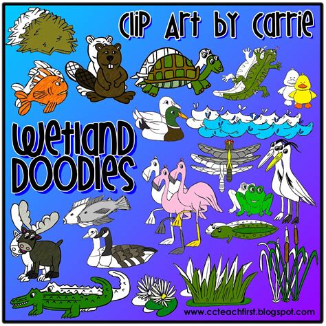 Explore the Beauty of Wetlands with Wetland Cliparts