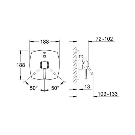 Grohe Grandera Miscelatore Monocomando Ad Incasso Per Vasca