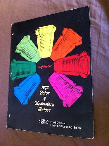 Ford Ltd Mustang Torino Color Upholstery Guide Color Brochure