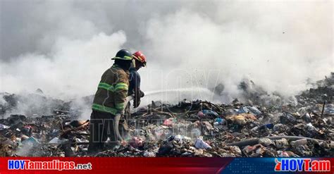 Hoy Tamaulipas Tamaulipas Continua El Combate Al Incendio En Basurero