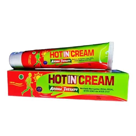 Hot In Cream Aromatherapy Tube 120 G Kegunaan Efek Samping Dosis