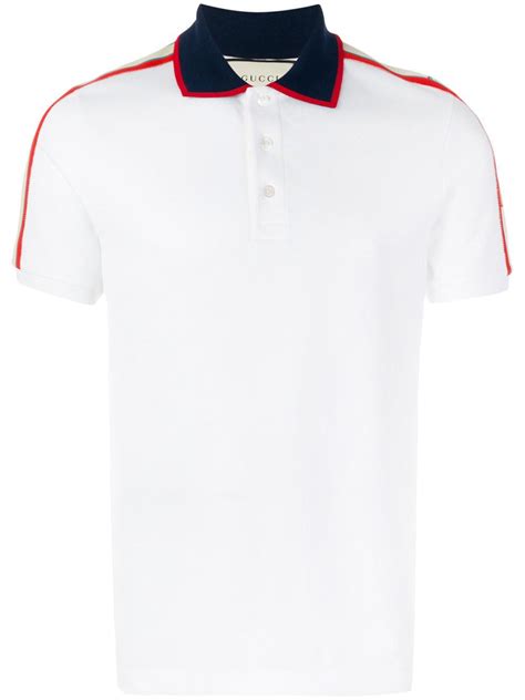 Red White Gucci Polo Shirt