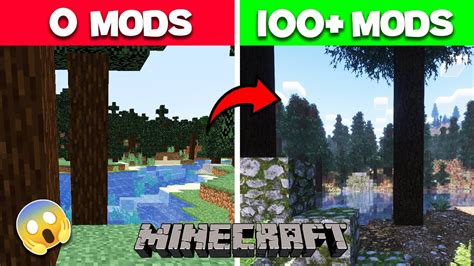 I Made MINECRAFT Ultra REALISTIC Using 100 MODS Minecraft