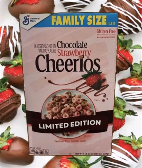 Chocolate Strawberry Cheerios limited Edition - Etsy