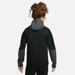 Nike Sweat à Capuche NSW Tech Fleece FZ Noir Gris Jaune Fluo