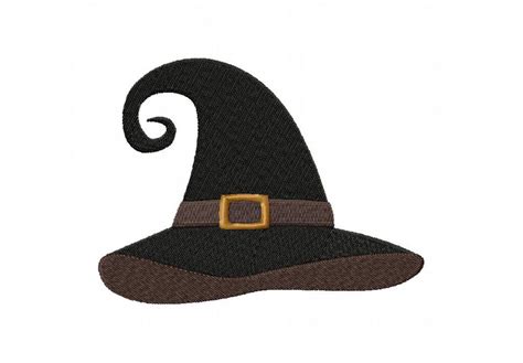 Scary Witch Hat Machine Embroidery Design – Daily Embroidery