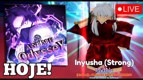 LANÇAMENTO DO ANIME ODYSSEY LIVE ON YouTube