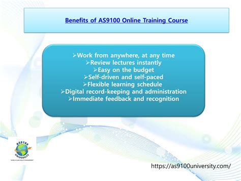 Ppt Benefits Of As9100 Online Training Course Powerpoint Presentation Id11242565