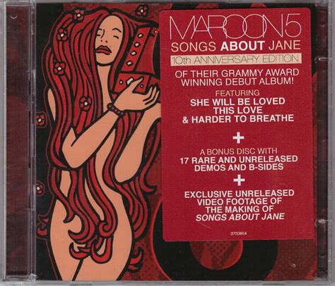 Maroon Songs About Jane Th Anniversary Edition Cd Discogs