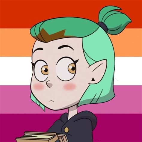 Amity Blight Lesbian Pride Flag Icon In 2021 Owl House Amity