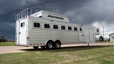 Gooseneck Slant Load Aluminum Horse Trailer Elite Custom Aluminum