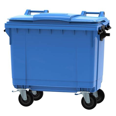 660 Litre Wheelie Bin In Blue Uk Wheelie Bins