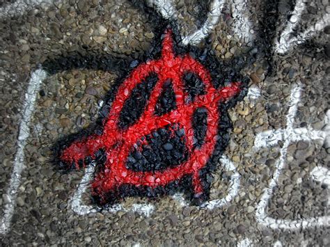 Anarchy Graffiti Some Anarchy Graffiti Under A Bridge Near Flickr