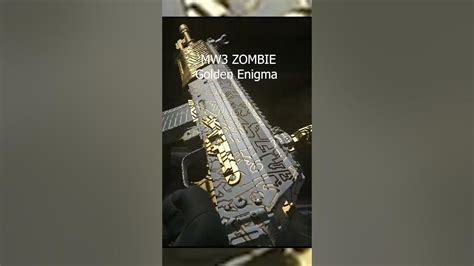 Mw3 Zombies Golden Enigma Camo In Game Preview Modernwarfare