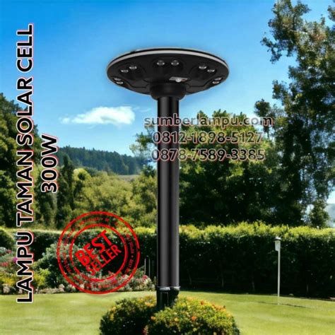 Jual Lampu Untuk Taman W Solar Cell Sinar Cahaya