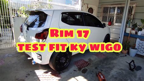 Toyota Wigo Rim 17 With 20540 Tires Ce28 Youtube