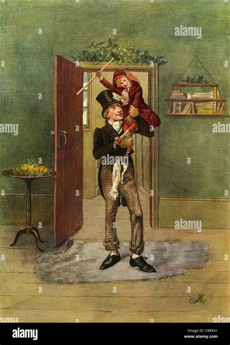 Bob Cratchit and Tiny Tim from "A Christmas Carol Stock Photo - Alamy