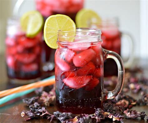 Hibiscus Tea Recipe Agua De Jamaica Authentic Mexican Version