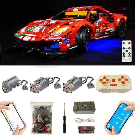 Amazon Mymg For Lego Technic Ferrari Gte Super Motor And