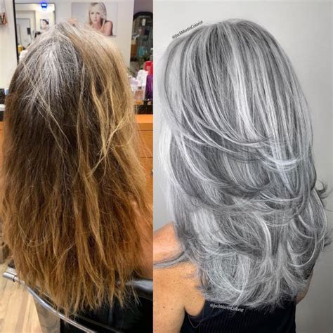 50 Gray Hair Styles Trending In 2024 Hair Adviser Blending Gray