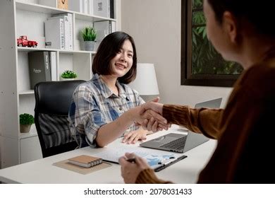 Young Business Women Handshake Partnership After Stock Photo 2078031433 ...