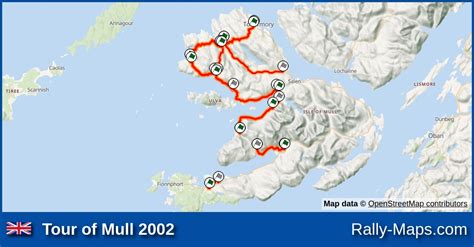 Maps Tour Of Mull Rally Maps