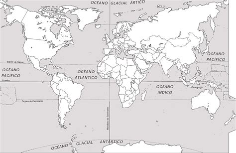 Mapa Planisferio Para Imprimir Thedu