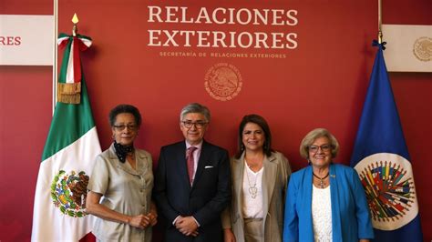 Segob y SRE realizan diálogo estratégico con la Comisión Interamericana