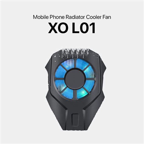 XO L01 Mobile Phone Radiator Cooler Fan – Black | Memoxpress Online