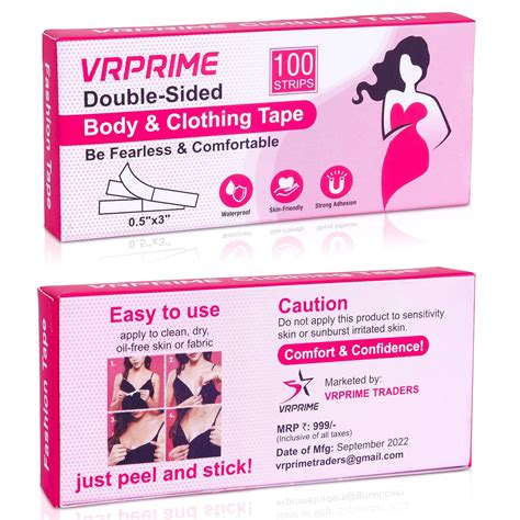 Vrprime Strips Body Tape For Women Boob Tape Fashion Double Sided