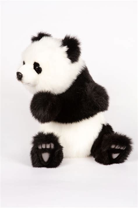 Panda Bear Cub Sitting 41cmH - Hamac Trading