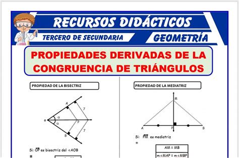 Propiedades De La Bisectriz Y Mediatriz Para Tercero De Secundaria 2024