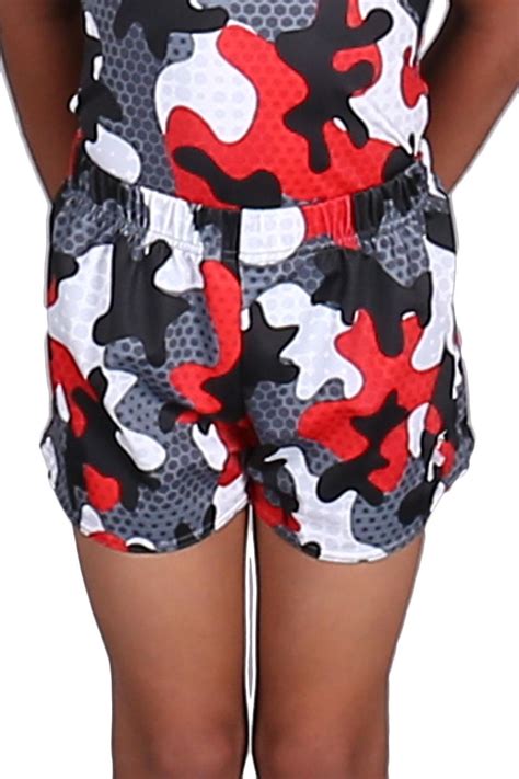 Camo Boys Training Shorts A Star Leotards