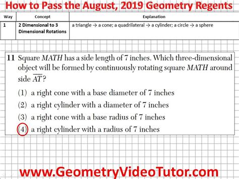 Geometry Regents June Paper Norah Marylee