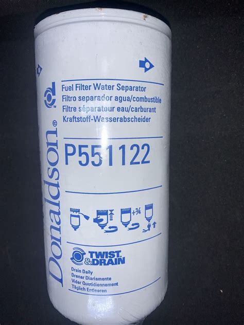 Donaldson Fuel Filter Water Separator Spin On P For Sale Online